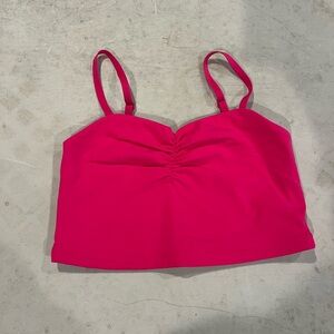 Cara Laren Fuchsia Crop Top